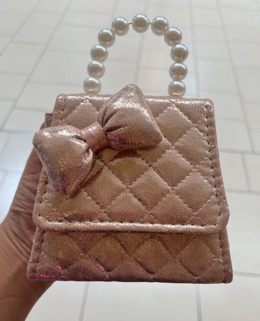 3D Bow T Shiny Kids Purse
