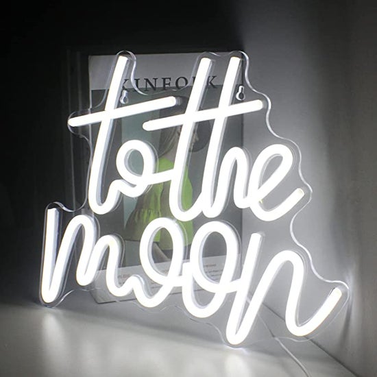 To the moon Neon Sign