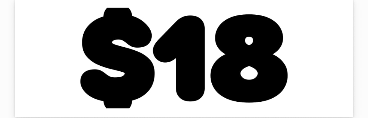 $18