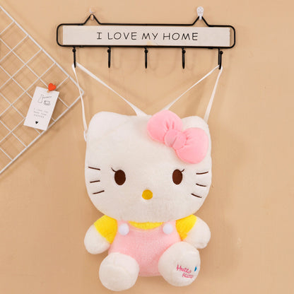 Large Fluffy Doll Backpack Hello kitty