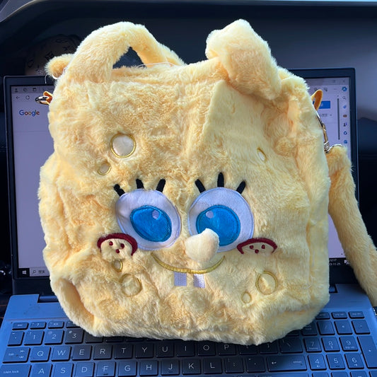SpongeBob Fluffy Crossbody Purse L
