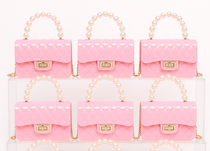 Pearl Large Jelly Kids Purse（6PCS）