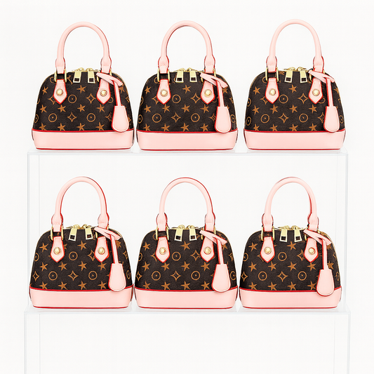 LF Combination PU M Purse（6PCS）