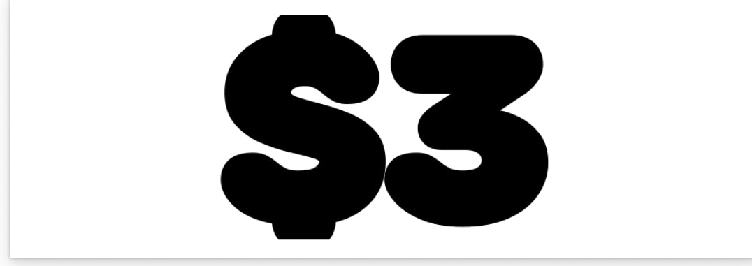$3