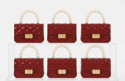 Pearl Large Jelly Kids Purse（6PCS）