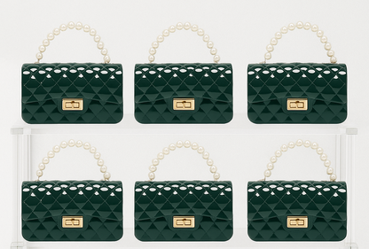 Pearl Large Jelly Kids Purse（6PCS）