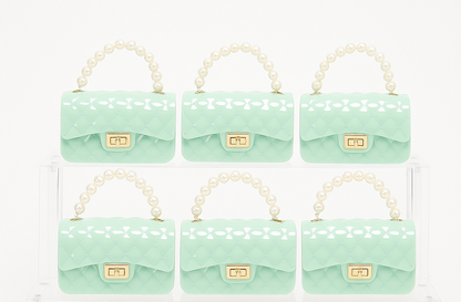 Pearl Large Jelly Kids Purse（6PCS）