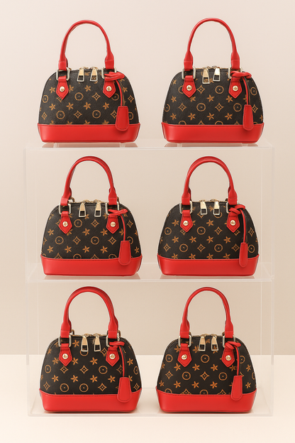 LF Combination PU M Purse（6PCS）