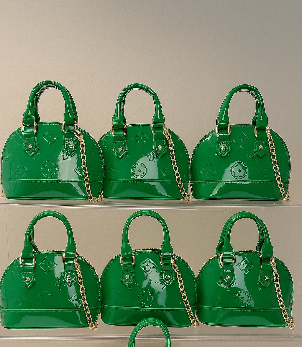 LF Shiny PU Kids Purse S（6PCS）