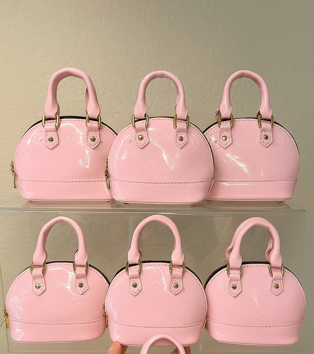 LF Shiny PU Kids Purse S（6PCS）