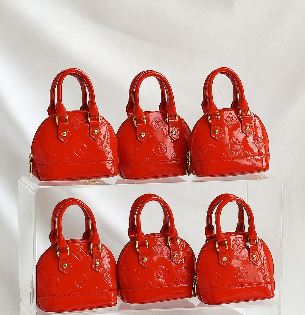 LF Shiny PU Kids Purse S（6PCS）