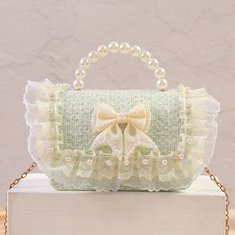 Little Diamond Bow Tweed