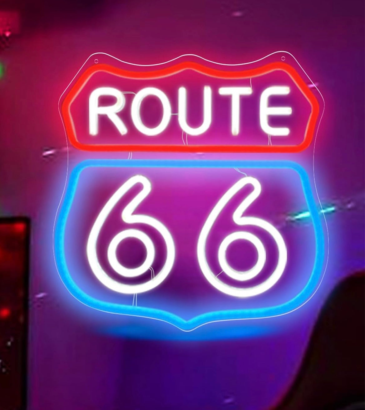 66 Neon Sign