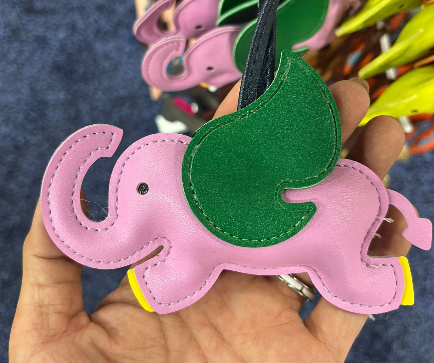 Bag Charm Flying Elephant