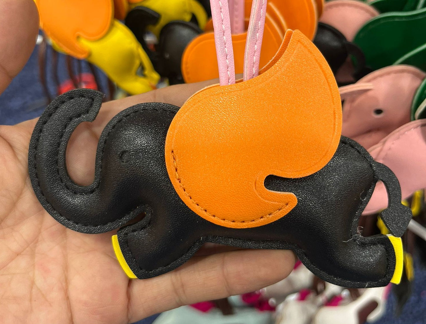 Bag Charm Flying Elephant