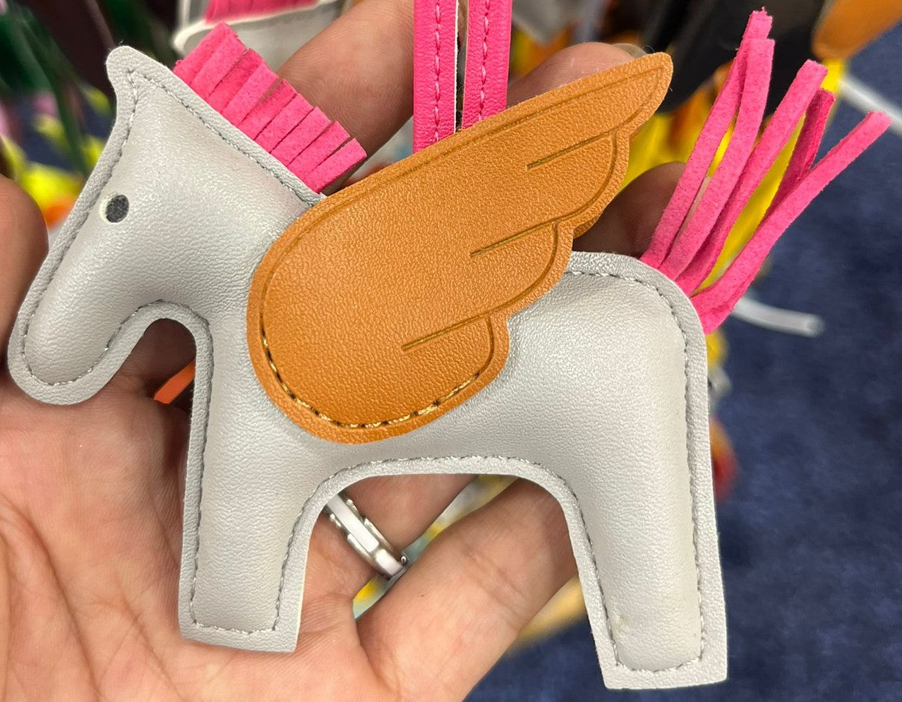 Bag Charm Flying Horse