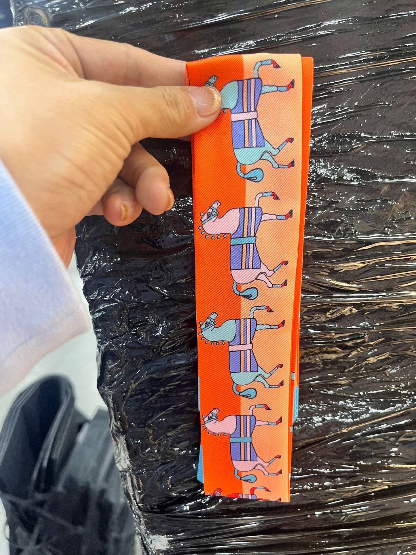 Bag Charm Ribbon Large