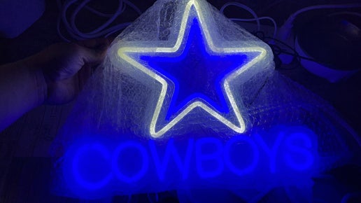 Cowboy Star Neon Sign